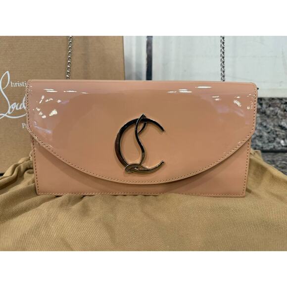 Christian Louboutin Loubi54 Blush Clutch MSRP $1400 SPB-TS 347331 - Picture 2 of 12